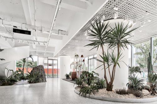 “阳光朋克”式的未来办公空间设计